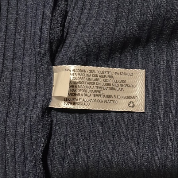 XXL WILD FABLE BLUE Ribbed DRESS - Picture 6 of 7